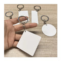 Source Factory Souvenir Gift Custom Shape/Size Sublimation Printing Double-Sided Aluminum Keychains
