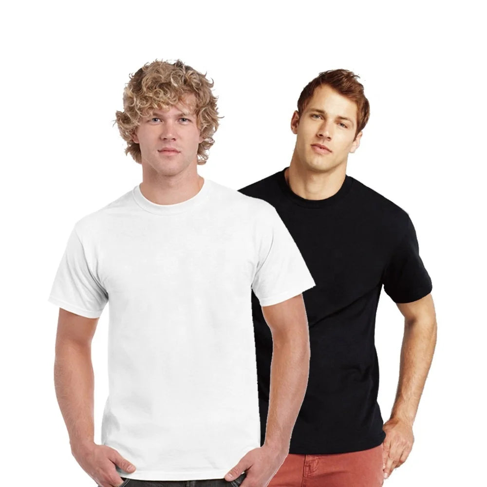 Men Women Unisex 180gsm Adult Cotton Solid Blank Causal Custom logo Overall Plain Advertising t Shirt t Shirts