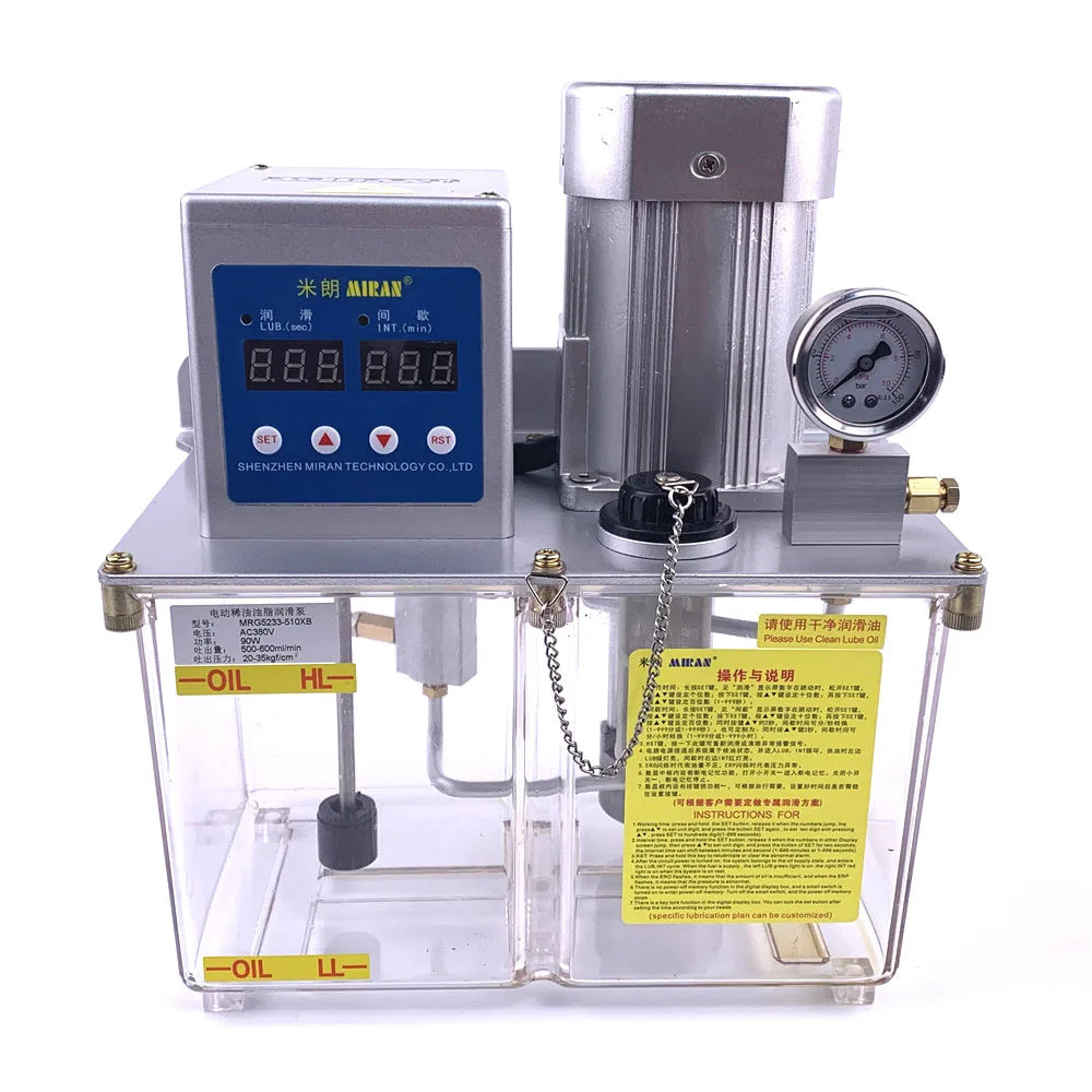 Miran 5L Oil Pump MRG-5232-5L Automatic Lubrication System for Thin Oils and Greases OEM Customizable Low Pressure