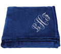 Soft Coral Fleece Blanket Custom Polyester Flannel  Blanket with logo for Winter