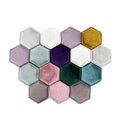 Hexagon Vintage Red & Black Ring Box for Valentine Wedding Ceremonies Luxury 1 2 3 Slots on Sale Velvet Suede Jewelry Boxes