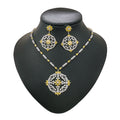 Weiman Luxury CZ Crystal Art Deco Necklace and Earring Set for Wedding Parties Proms Perfect Bridal Jewelry or Gift for Women