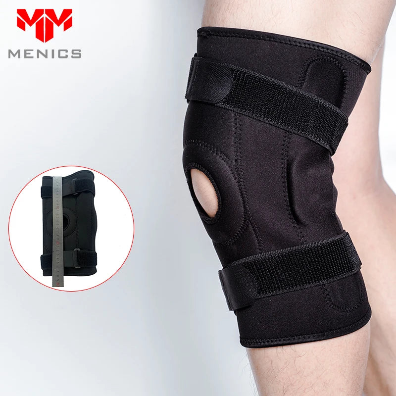 Custom Made Thick High Elastic Neoprene Breathable Adjustable Knee Support Brace Professional Protection Soft Kneepad for