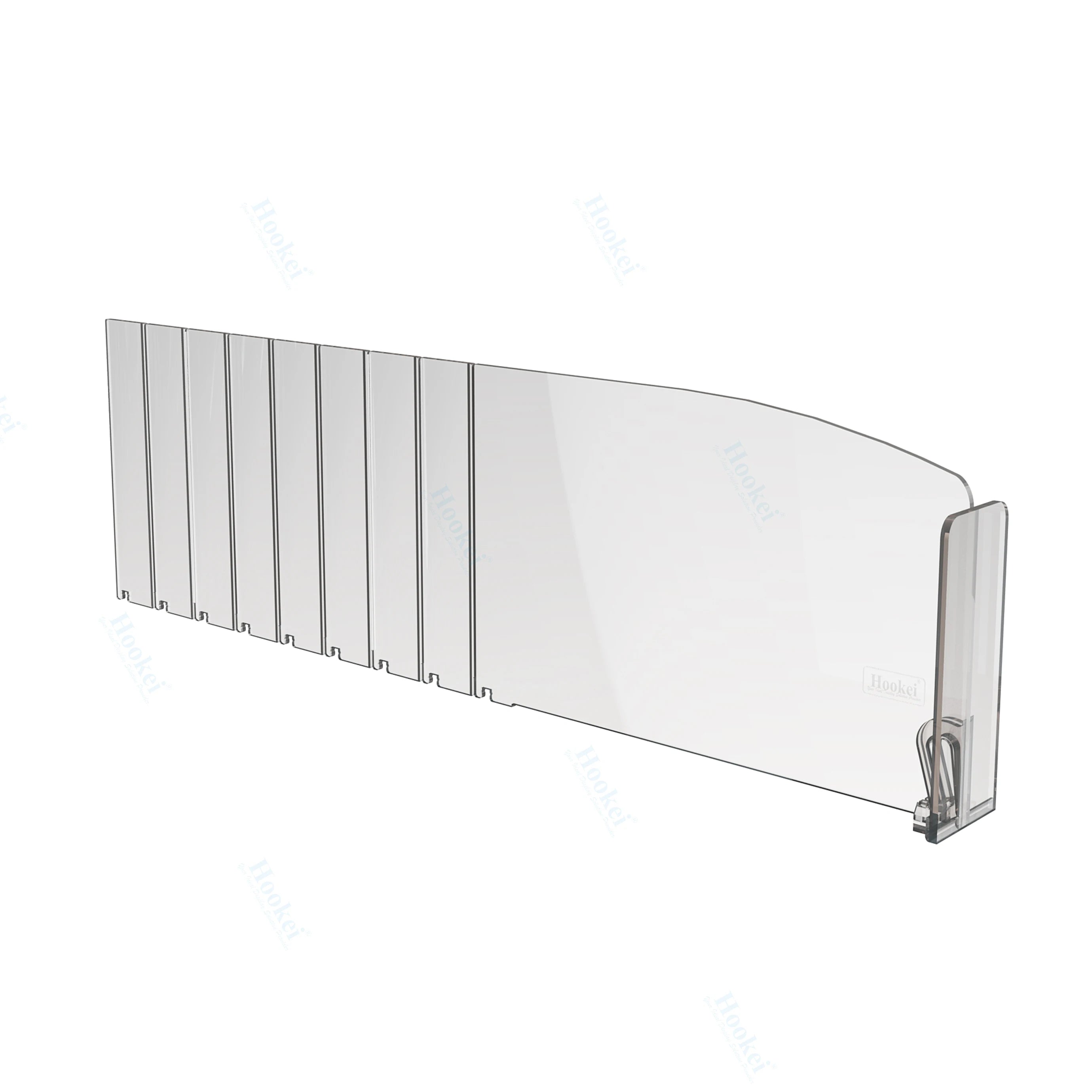 Wholesale Book Pharmacy Wire Freezer Roller Plastic Gondola Adjustable Shelf Dividers for Cigarettes Displays