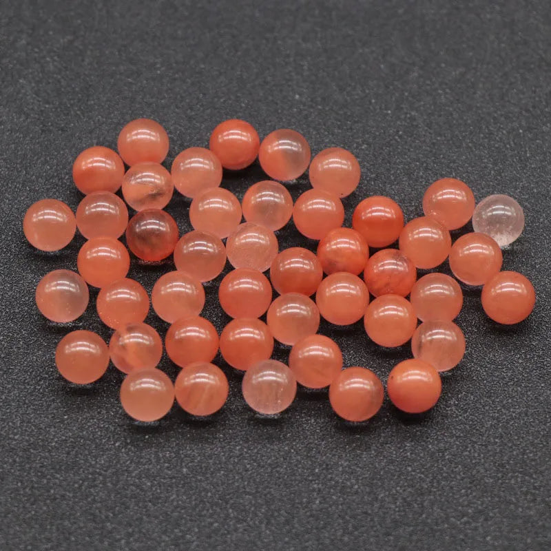 Diy Semi-precious stones cabochons round watermelon quartz Cut Loose Beads round Cabochon