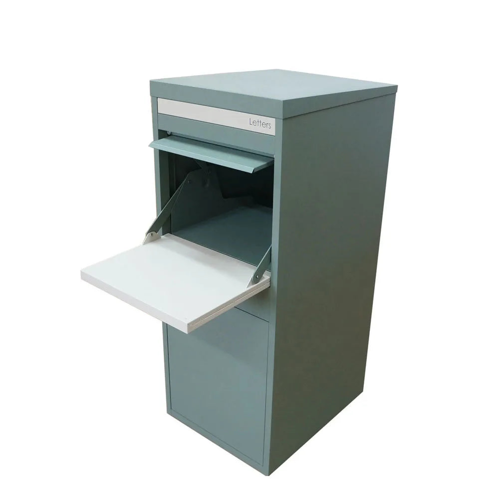 Custom Waterproof Anti-Theft Steel Freestanding Locking Post Residential Custom Color Letter Box Mailbox