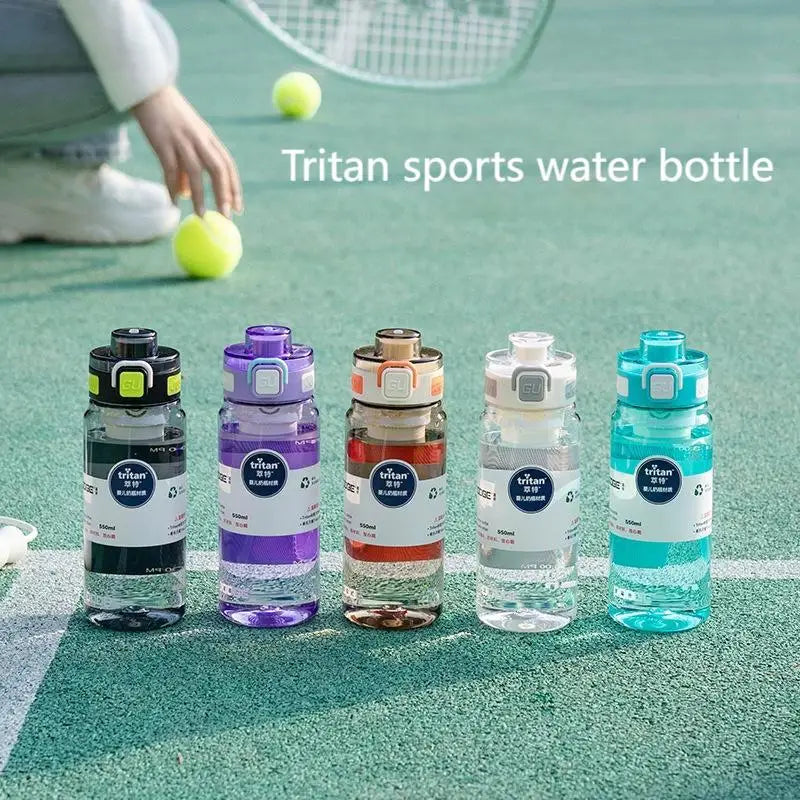 New Summer Sports Tritan Plastic Water Bottle Large Capacity Portable for Male Female Students for Boiling Water
