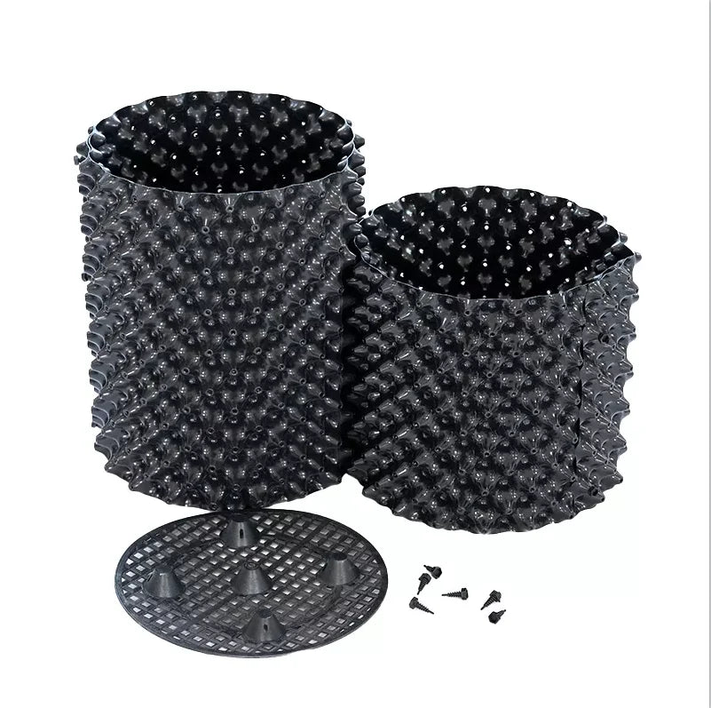Wholesale Cheap Round Plastic Air Root Pot for Home & Garden Outdoor Fast Growth Nursery Air Pruning Pot for Tree Root Use