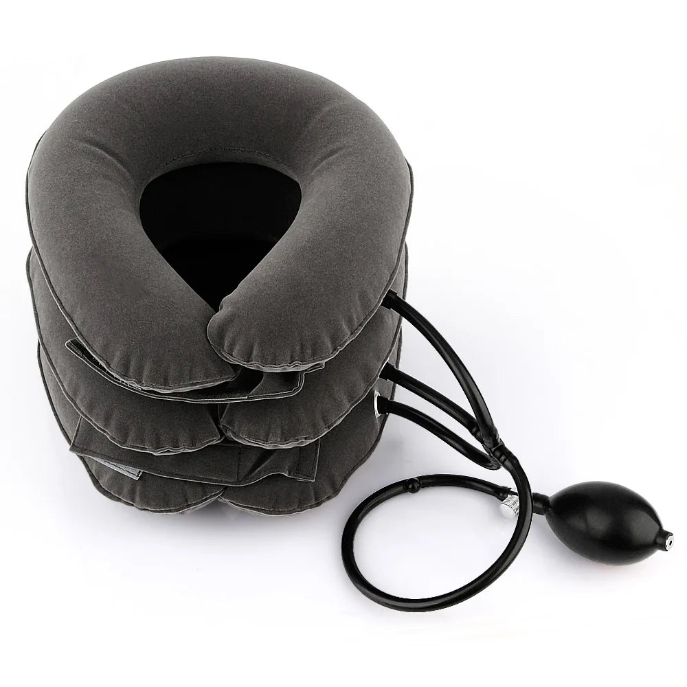 Soft Inflatable Cervical Vertebra Traction Neck Pain Release Tractor Neck Stretching Brace