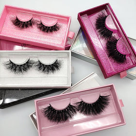 Silk 5 Pairs 6d Lashes Faux Mink Eyelashes Cat-eye Faux Mink Lashes 8d Wispy 15-18mm Faux Mink Eyelashes