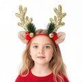 Party Supplies Antler Headband with Bell Cute Christmas Reindeer Ears Headband Christmas Products