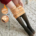 Women's Clothing Winter Warm High Waist Leggings Elastic Thermal Elastic Fleece Lined Slimming Thick Pantyhose Tights for Women