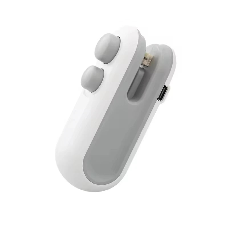 Mini Sealing Machine Portable Small Household Hand Pressure Snack Sealer Chip Bag Cutter Heat Vacuum Food Sealer