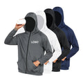 Dropshipping Mens Workout Running Jacket New Polyester Outdoor Fitness Jacket Track Sports Coats Hooded Blank Jacket for Men