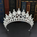 Qushine Wholesale Bridal Hair Accessories Bridal Custom Colorful Crowns Tiaras