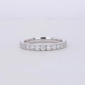 2.1MM DEF VVS VS Round EX Cut Lab Diamond Jewelry Starsgem Wedding Eternity Band 10K 14K Gold HPHT CVD Diamond Ring