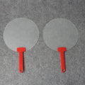 2024 Hot Sale Advertising Custom Printing Promotion Gift Hand Hold Plastic PP Fan with Plastic Handle