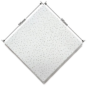 Kente 2*2 White Mineral Fiber Modern Square Smoke Prevention Damp Resistant Mould Proof Cheap Sound Absorption Noise Reduction