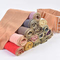 LOGO Customization 2025 New Fashion and Elegant Solid Color Diamond Embedding Chiffon Muslim Hijabs Headband