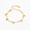 Fenny Permanent Charm Small Beads Ball Pendant Bracelet Tarnish Free&Waterproof Jewelry Stainless Steel Jewelry Wholesale