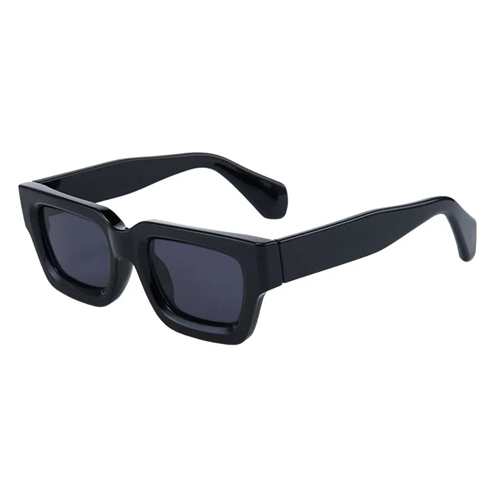 SPARLOO 10597 Women's Retro 2023 Sun Glasses Square Steampunk Small Rectangle Shades with UV400 Acrylic Lenses and PC Frame