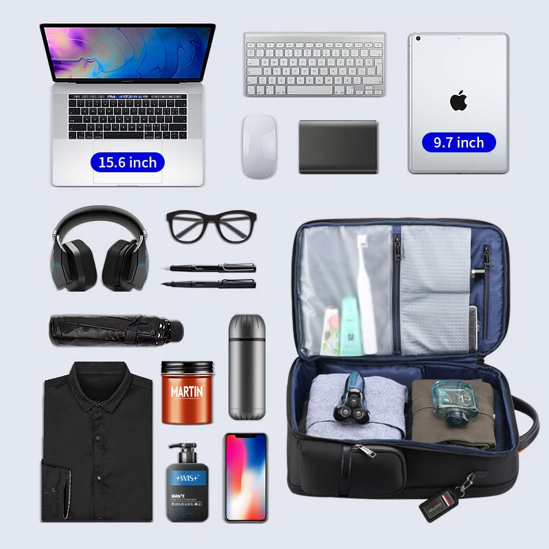 Wholesale bopai designer waterproof anti theft usb charging back pack travel business large capacity 15.6 inch laptop backpack