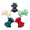 Colorful Fabric Bow Shoe Brooch Removable Clips for Women Wedding Shoes Garment Bags Decorations Accessories