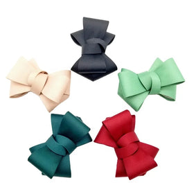 Colorful Fabric Bow Shoe Brooch Removable Clips for Women Wedding Shoes Garment Bags Decorations Accessories