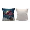 Home Decorative Logo Printable Book Cushion Cover Dye Sublimation Blank Linen Pocket Pillow Case