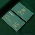 Black Card Gilding Business Card Making Black Green Gilt Edge Cotton Paper Press Bump Business Card Special Paper Custom-made