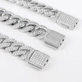 Fine Jewelry Cuban Link Bracelet with DEF Moissanite Gemstone S925  Hip Hop Style