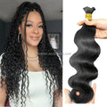 Virgin 50g Boho Braids Human Hair Braiding Extensions Deep Wave Bulk Human Hair Bundles for Braiding Wet and Wavy Unprocessed MegaBDM