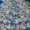 Heavy Beaded Embroidery Tulip Lace Fabric With Lace Border Trim and  Beads for Wedding