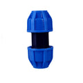 Wholesale Dark Blue HDPE Compression Fitting Poly Pipe Fittings Adaptor Quick Connection PE Fitting for Irrigation