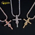 925 Sterling Silver Jewelry New Arrivals Hip Hop VVS Diamond Iced Out Moissanite Cross Pendant