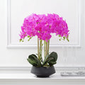 Factory Direct Luxury Real Touch Artificial Orchid Phalaenopsis Flower Pot Bonsai for Christmas Father's Day Mother's Day Easter