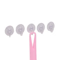 Bathroom Small clear Plastic PVC Towel Clothes Suction Cup Curtain Wall Hanger Magic Hooks for Clothes