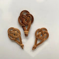 Wholesale Drop Shape Rattan Earrings Accessories Diy Jewelry Making