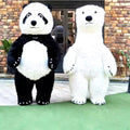 Inflatable Panda and Polar Bear Mascot Costume Party Adult Animal Costume for Sale Handmade Customized Logo