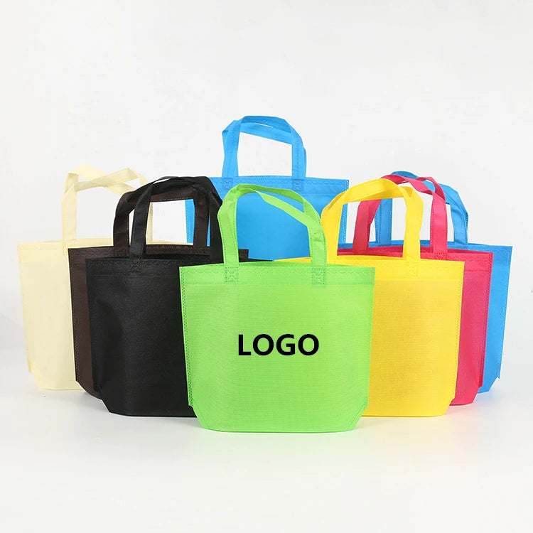 Cheap Eco-Friendly Laminated Non Woven Bag Folding Non Woven Shopping Bag Reusable Non-woven Promotional Bag