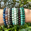 Top-Level 8mm Precious Healing Crystals Stones Bead Bracelet Grade Gemstone Wholesale for Gift Dropshipping Energy Jewelry