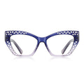 TR90 Anti Blue Light Optical Women's Eyeglass Frames Direct From China Manufacturer Cat Eye Design Hollow-Carved Spectacle