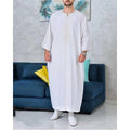 Custom Islamic Clothing Traditional Muslim Luxurious Kaftan Dresses Comfortable Muslim Men's Robes