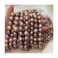 16 Inch 11-14 mm Kasumi Nature Baroque Freshwater Pearl for Jewelry Making oyster Farm oyster Pearl Purple Pearl String
