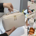 Qetesh Makeup Bag Custom Wholesale 2026 Great Quality Products Good Zipper Pockets Roomy Pouch Bag Travel Organizer Cosmetic Bag