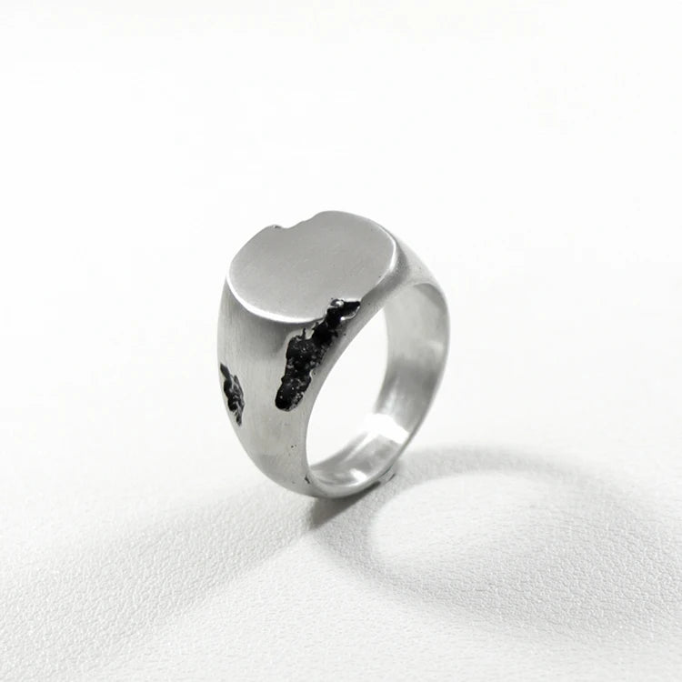 Hip Hop Punk Style Jewelry Stainless Steel 18k Gold Medusa Ring for Men