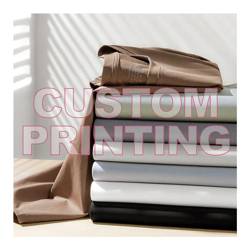Latest Goods Men's Pullover Vintage T-shirts Heavy Weight Men Cotton Custom Screen Printing t Shirt