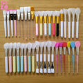 Beiqili Professional Beauty Spa Tools Soft Silicone Cream Clay Applicator Vegan Face Mask Brush Plastic Handle Flat Brush Makeup