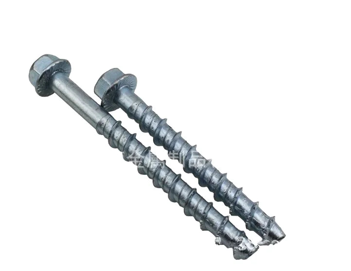 M10x80mm Steel Galvanized Asphalt Concrete Anchors Screws