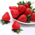 Artificial Resin 3D Strawberry Miniature Simulation Fruit Lifelike Home Wedding Party Garden for Decoration